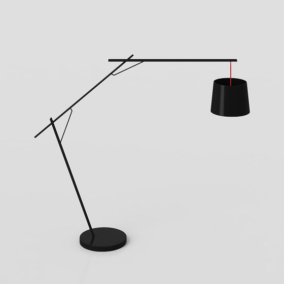 Elegant Minimalist Floor Lamp 3D model