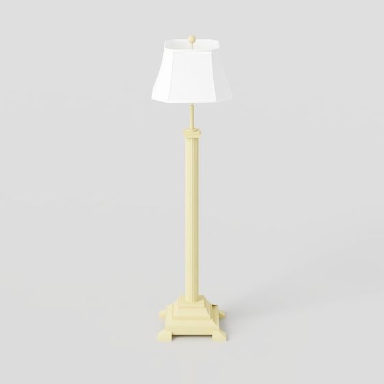 Elegant Minimalist Floor Lamp 3D model