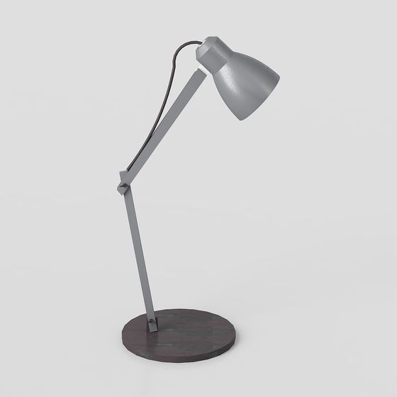 Stylish Low-Poly Table Lamp 3D model