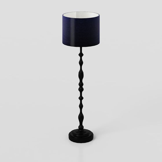 Elegant Low-Poly Table Lamp 3D model
