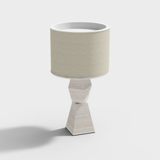 Geometric Light Table Lamp 3D model