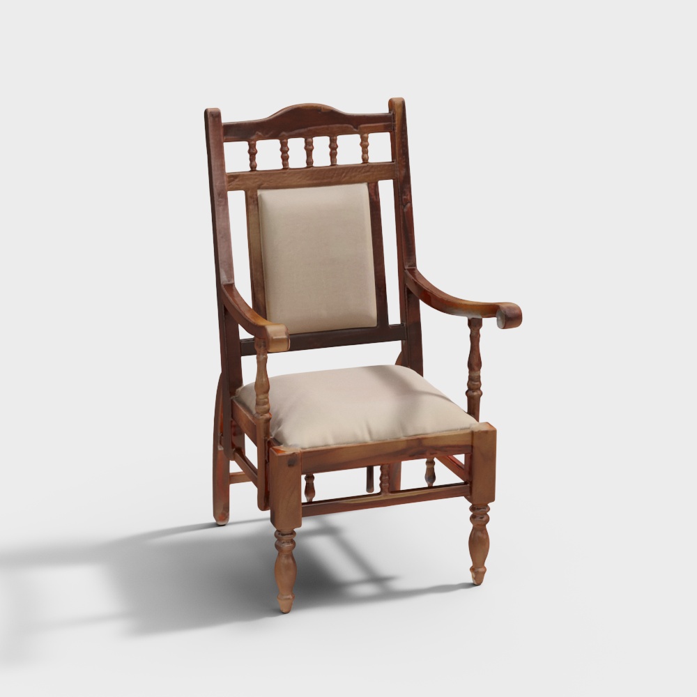 Appleby Sheesham Wood Arm Chair in Provincial Teak
