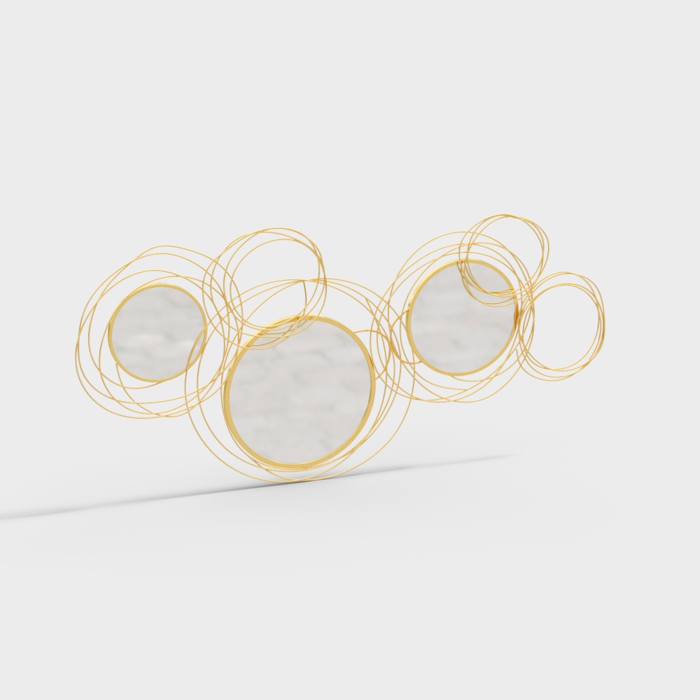 Aurora Circle Mirror Wall Art Copy