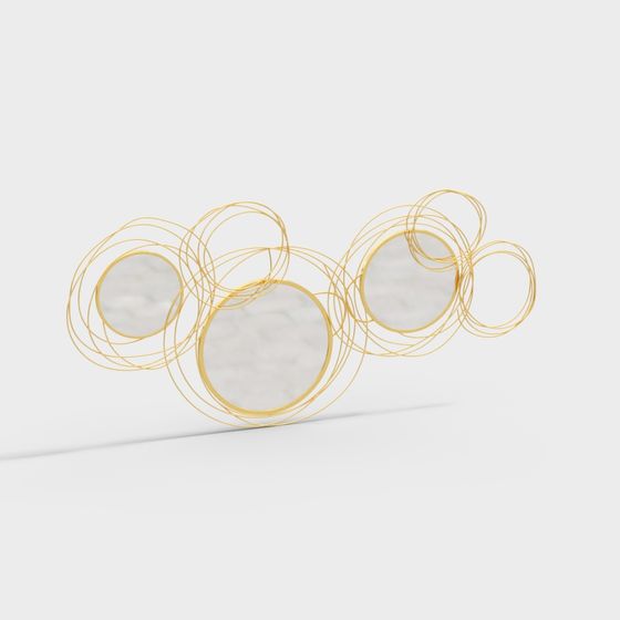 Aurora Circle Mirror Wall Art