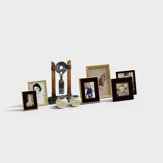 Vintage Family Album 3D model