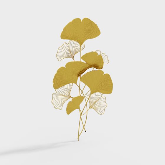 Elegant Leaf Wall Art