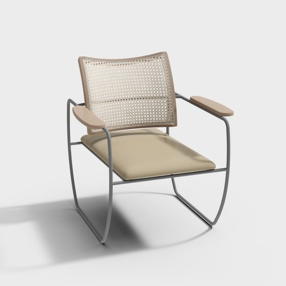Stylish Urban Leisure Chair 3D model for Various Projects