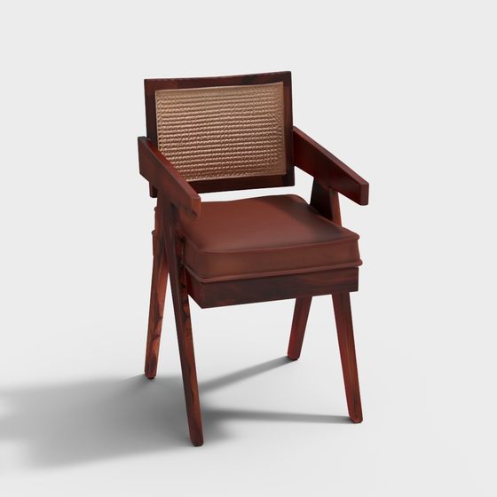 Elegant Vintage Style Chair 3D model