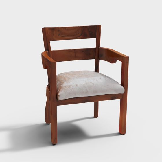 Projakto Teak Wood Arm Chair In Teak Finish