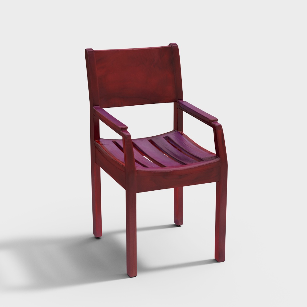 Stigen Sheesham Wood Armchair in Provincial Teak