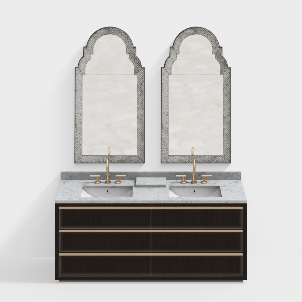 미국 스타일 욕실 캐비닛