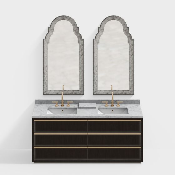 미국 스타일 욕실 캐비닛