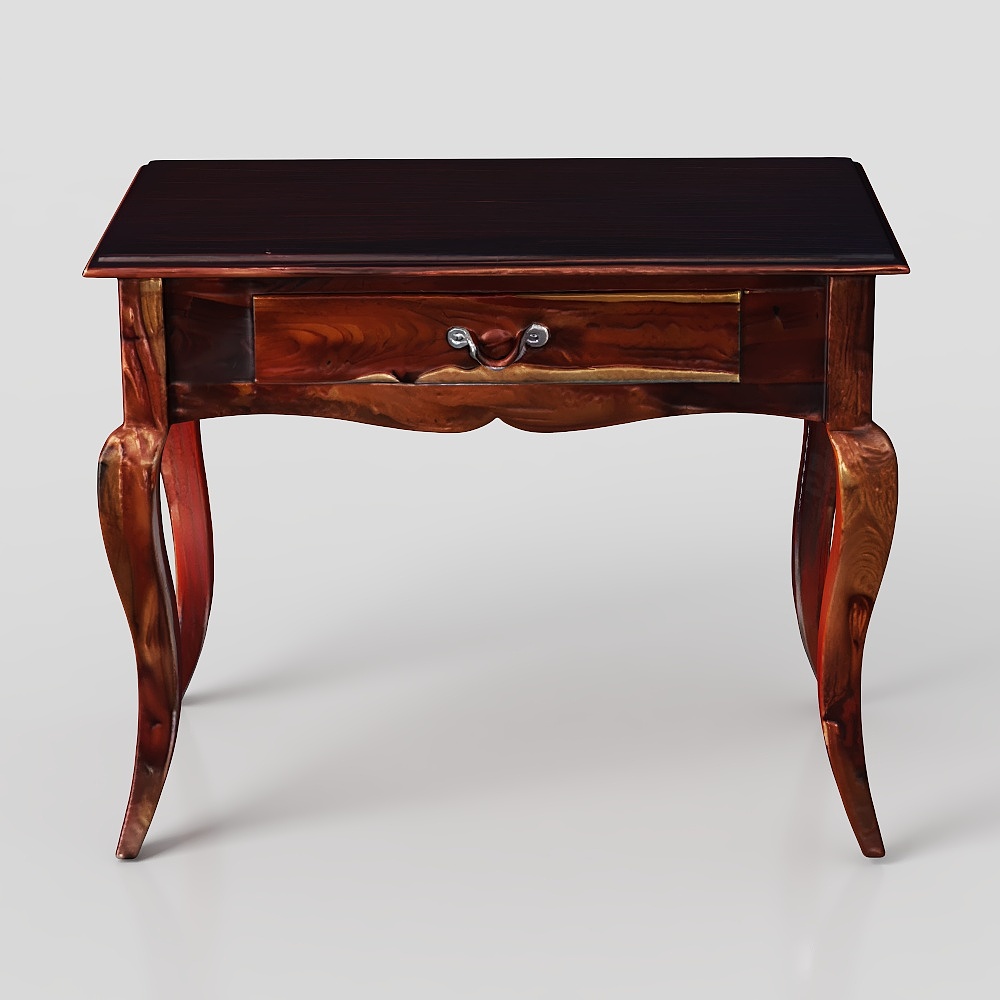 Anne Sheesham Wood Console Table in Provincial Teak Finish