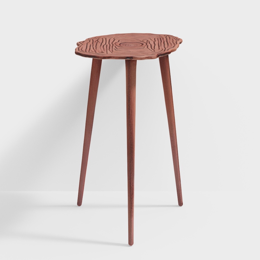 Cosmo Metal End Tables in Copper Color