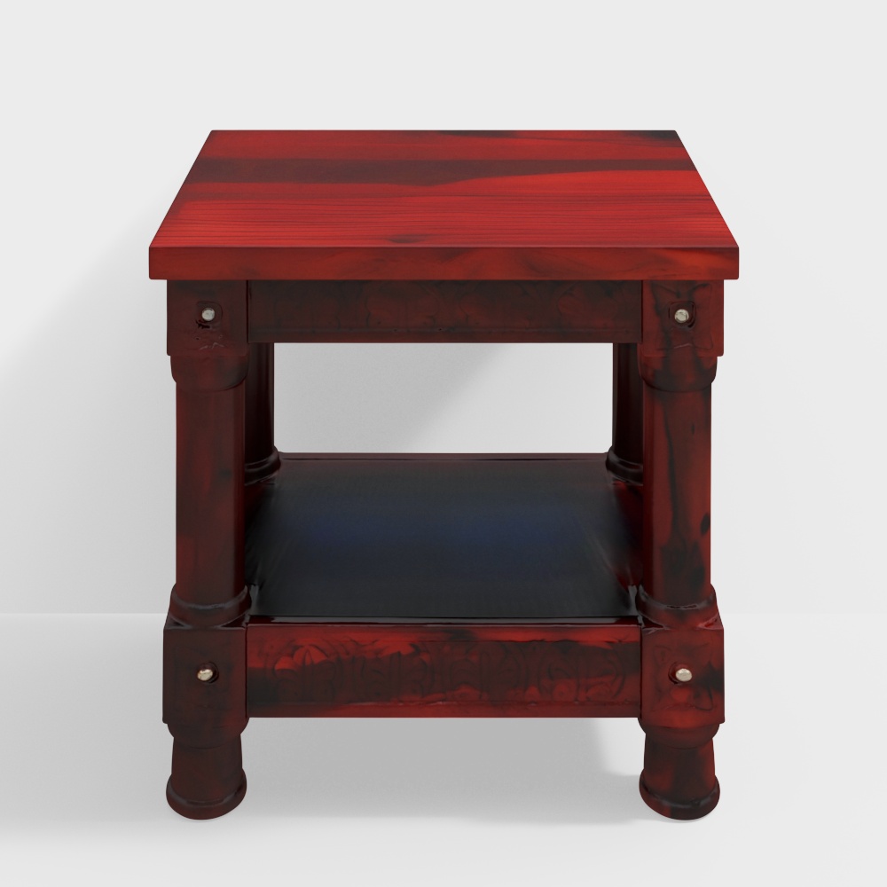 Bàn cuối gỗ Sheesham Durbar trong hoàn thiện gỗ sồi mật