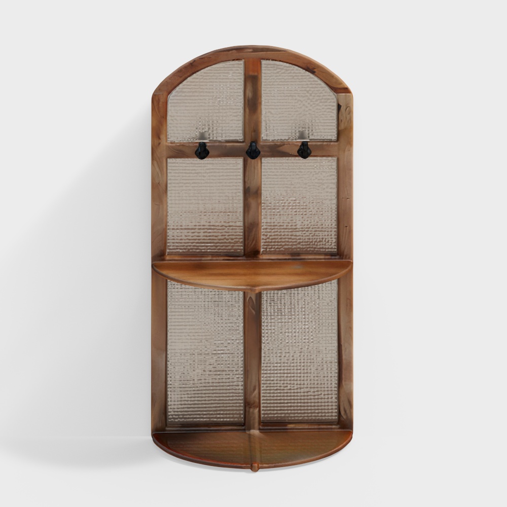 Baarn Mango Wood Console Table in Rustic Teak Finish