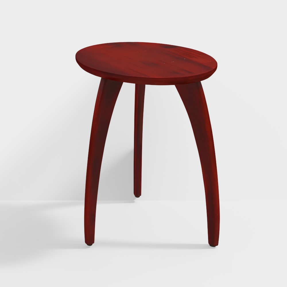 Laufen Mango Wood Side Table in Honey Oak Finish