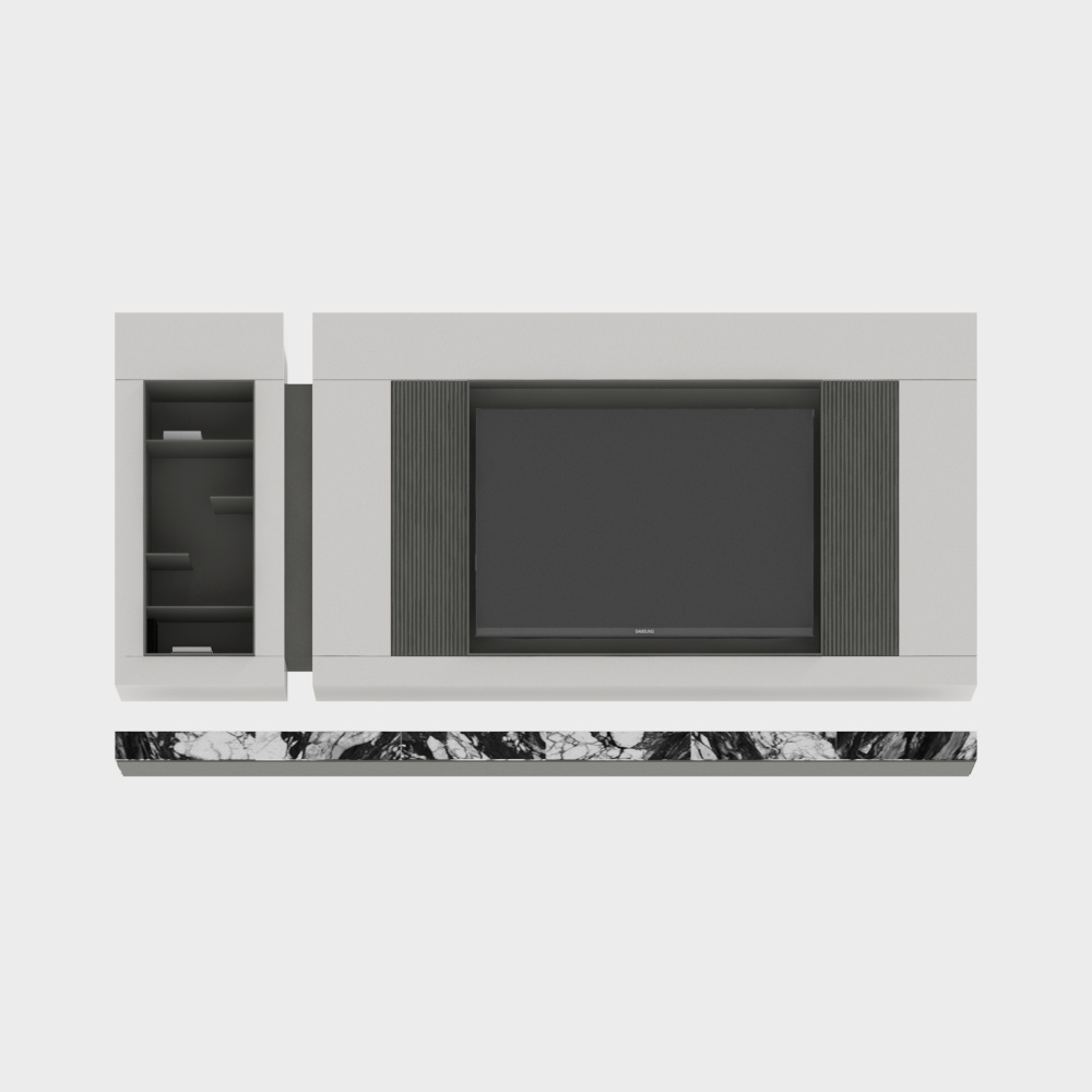 텔레비전 배경 벽