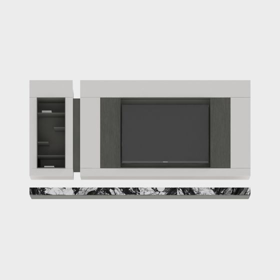 텔레비전 배경 벽