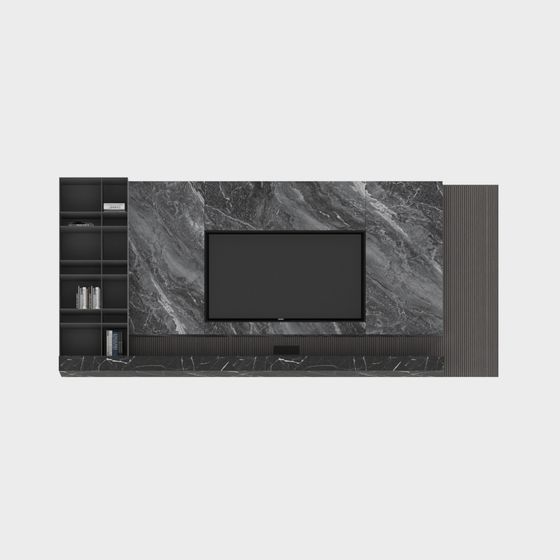 El fondo de la pared de televisión