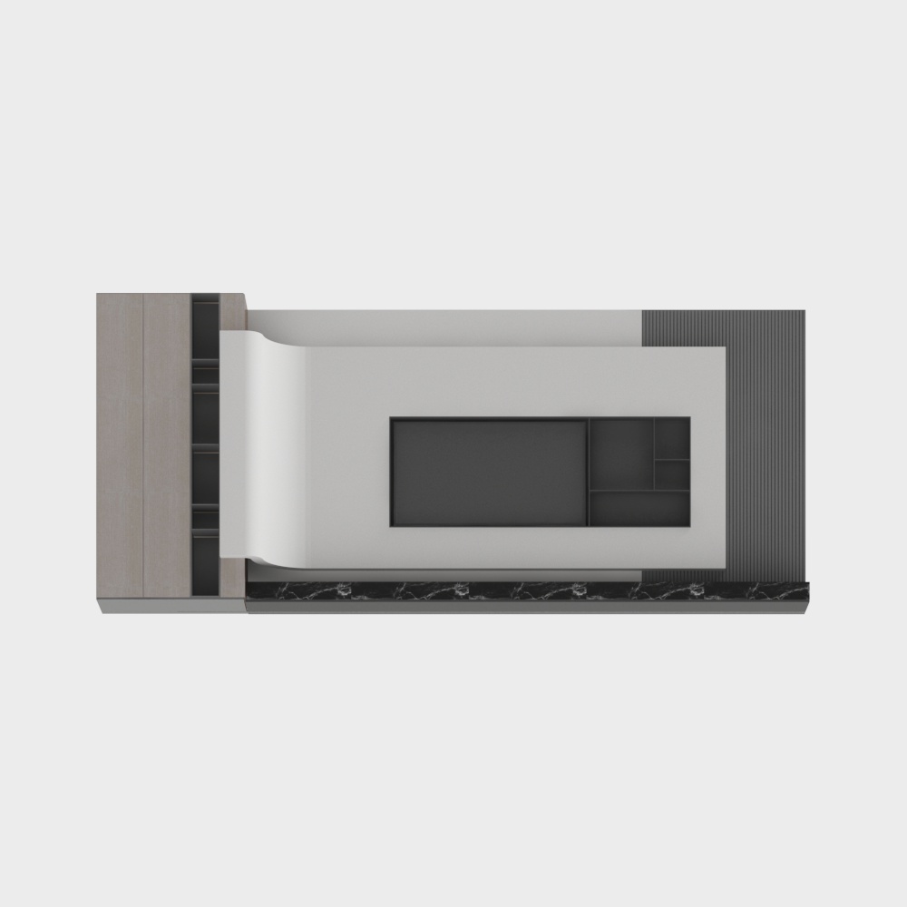 텔레비전 배경 벽