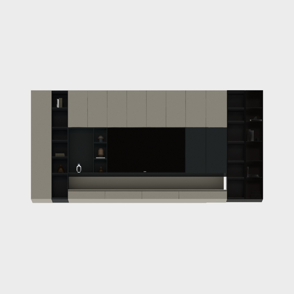 The television background wall