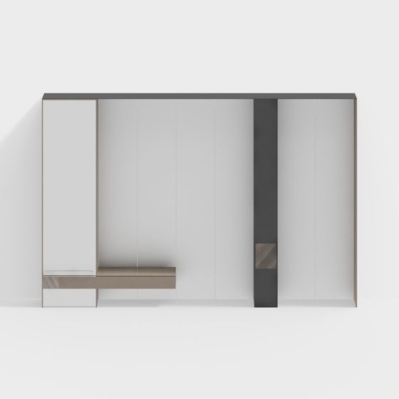 Urban Window Cabinet 3D model