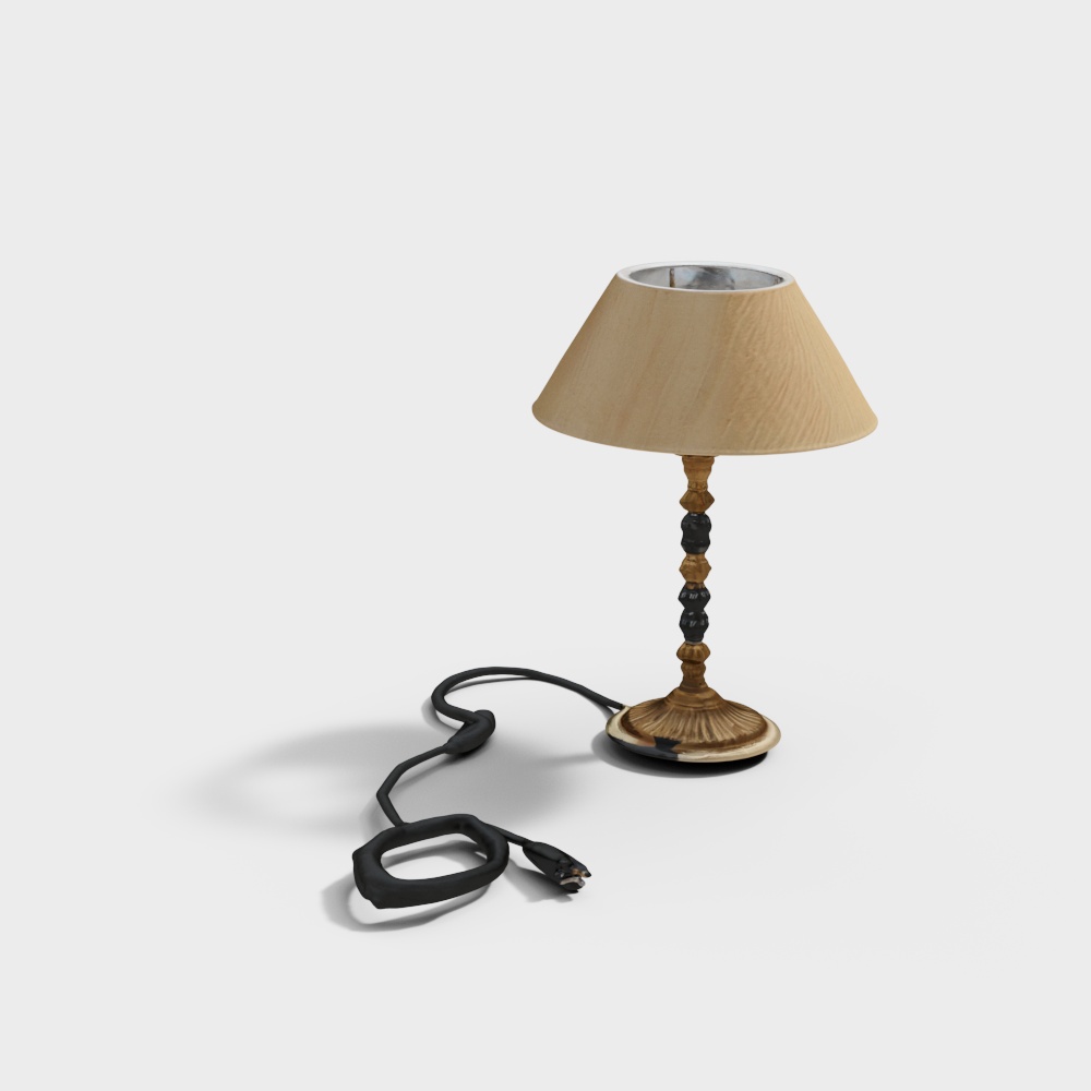 Aura Metal Table Lamp with Shade