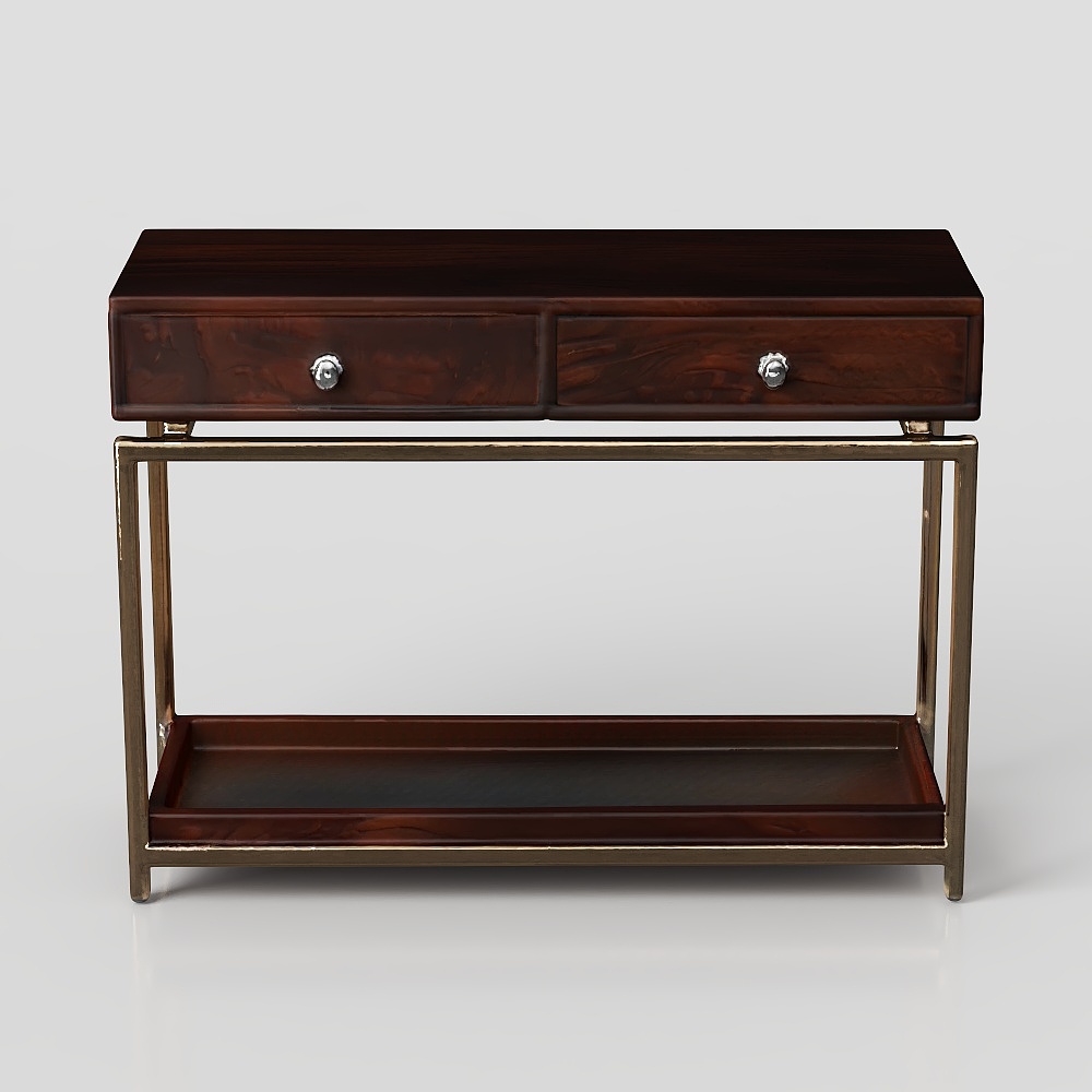 Alex Solid Wood Console Table in Provincial Teak Finish