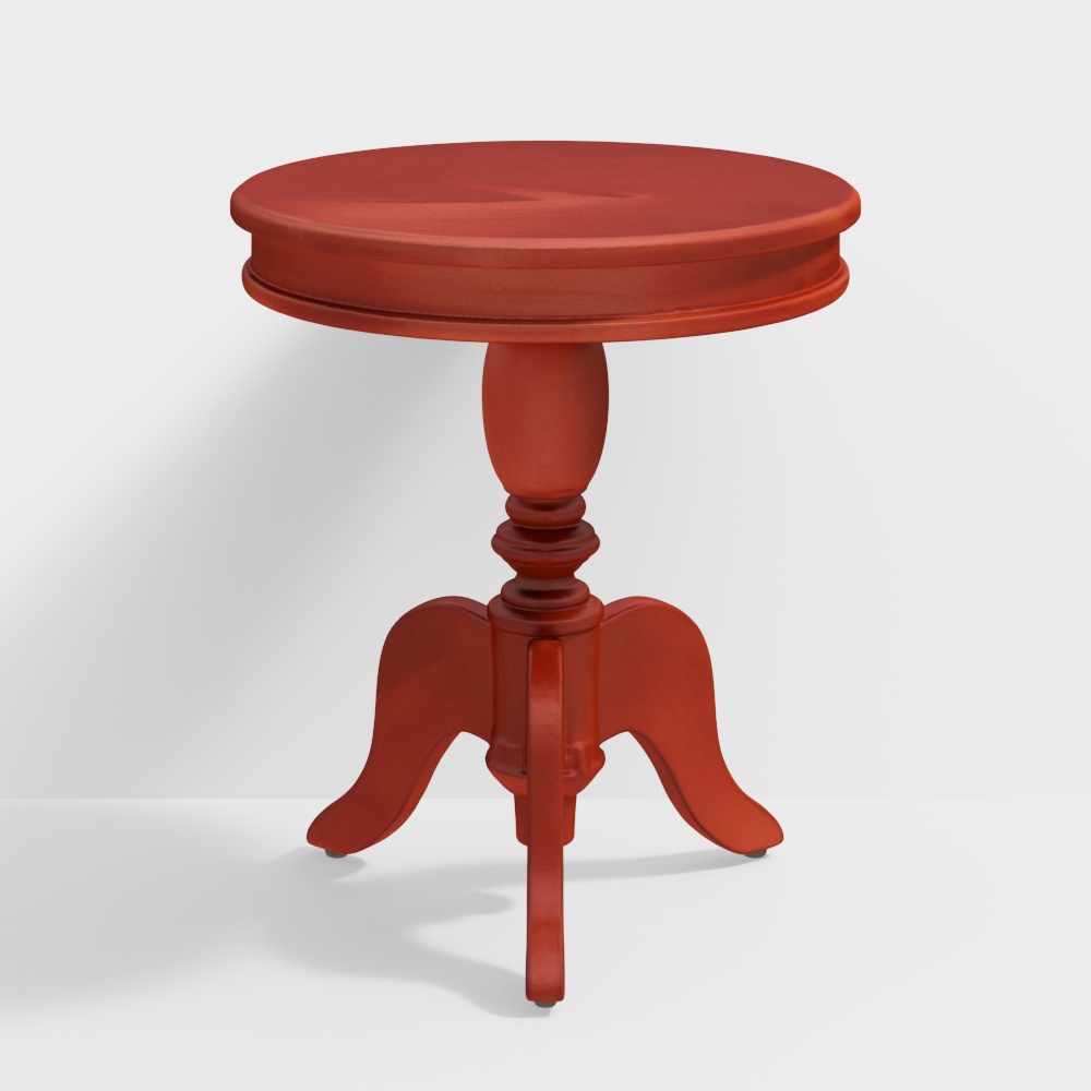 Brookleigh Sheesham Wood End Table in Honey Oak Finish