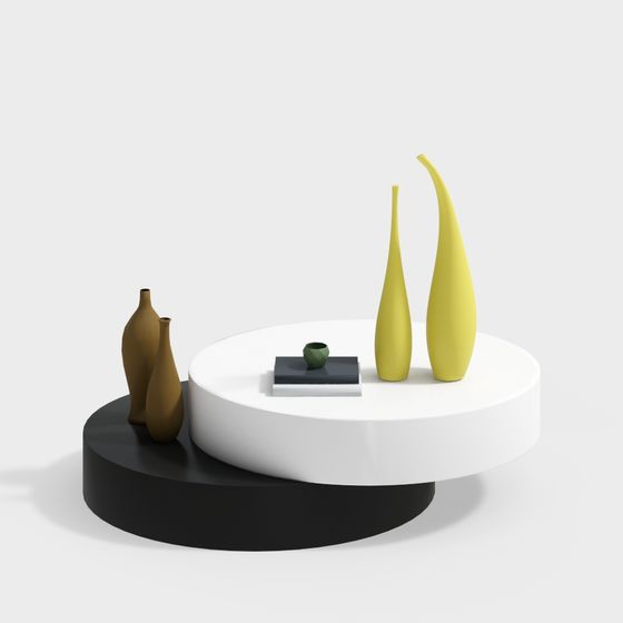 창의적인 커피 테이블