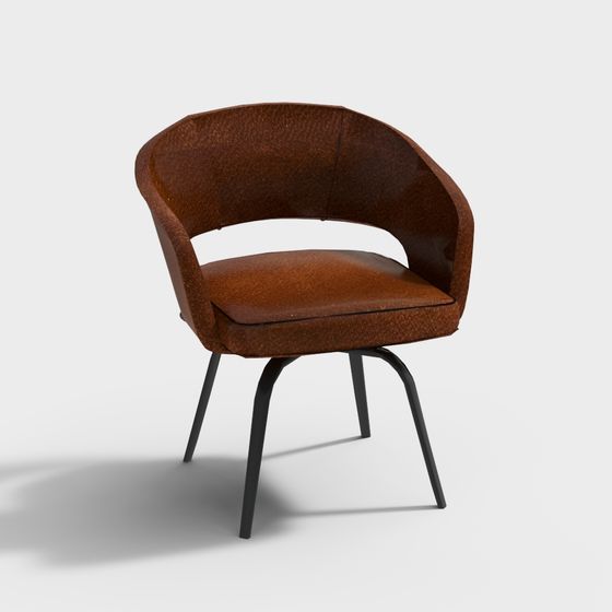 Unique Low-Poly Chair 3D model