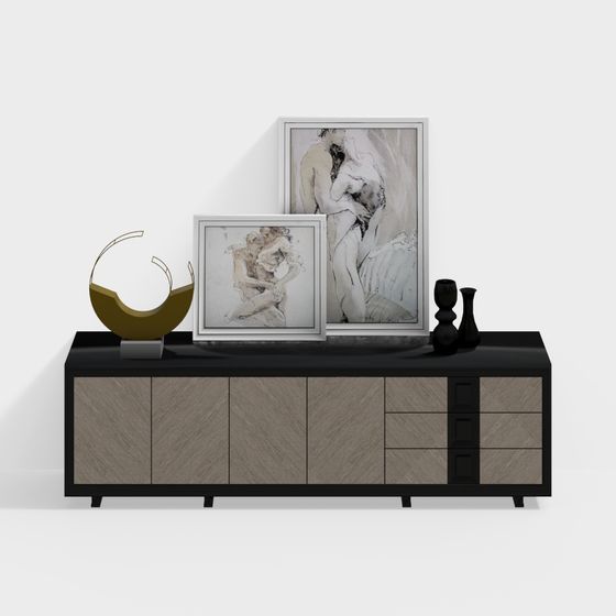 Urban Art Cabinet 3D model