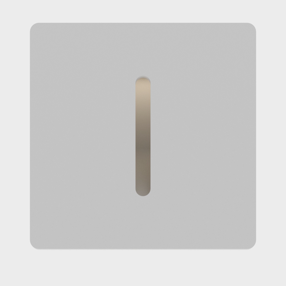 Square Motion Sensor Wall Light (White)