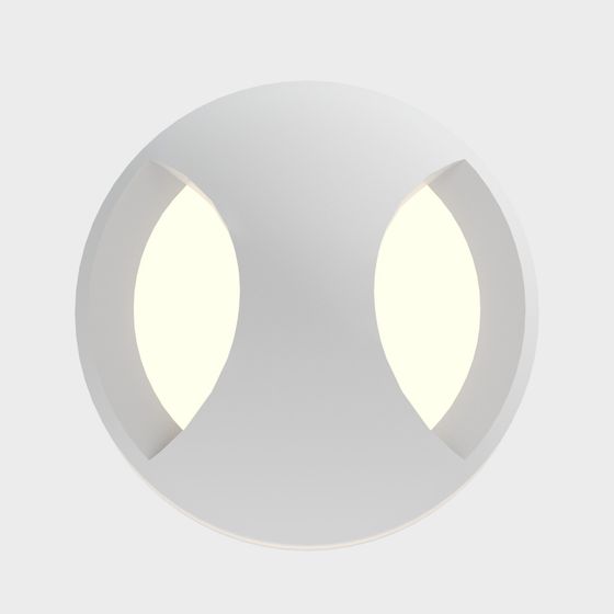 白色圓形感應壁燈