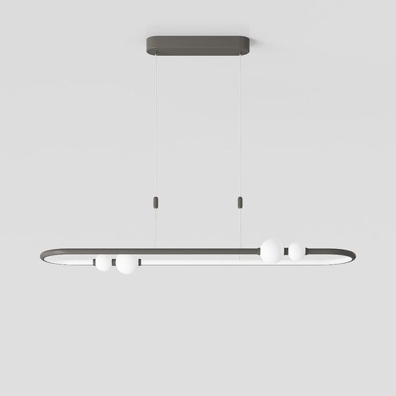 Elegant Minimalist Pendant Light 3D model