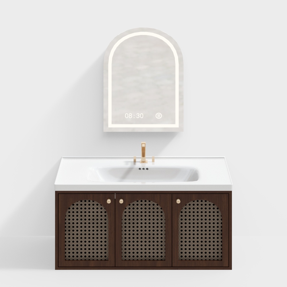 Винтажная тумба для ванной