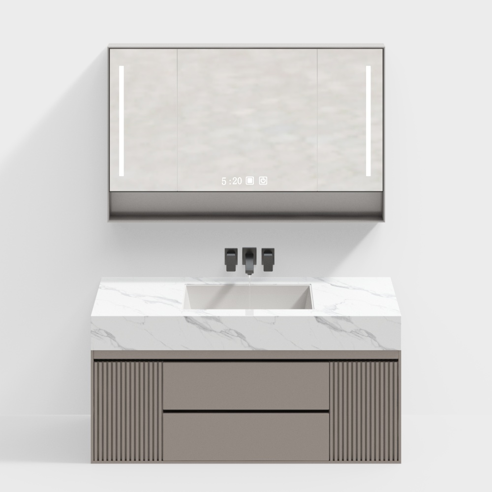 Modern Vintage Bathroom Cabinet