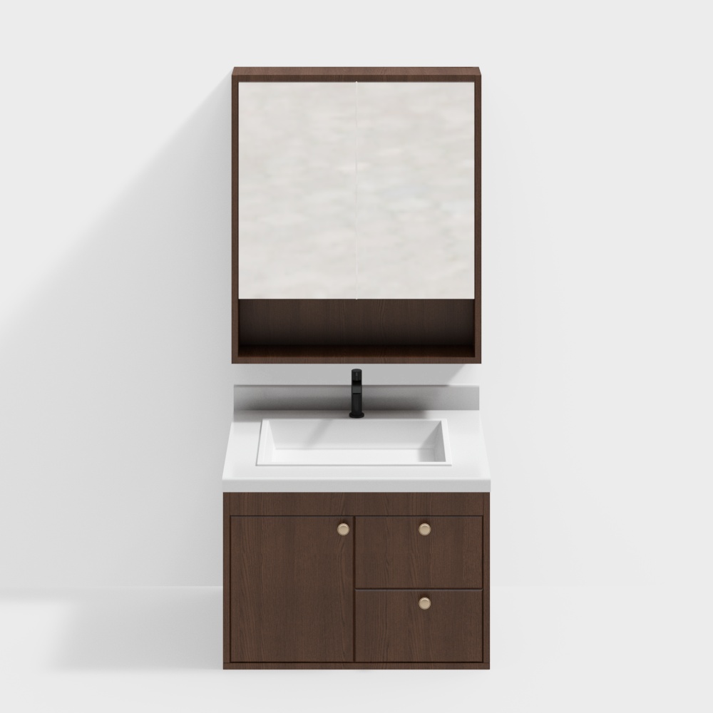 Wabi-Sabi Vintage Bathroom Vanity