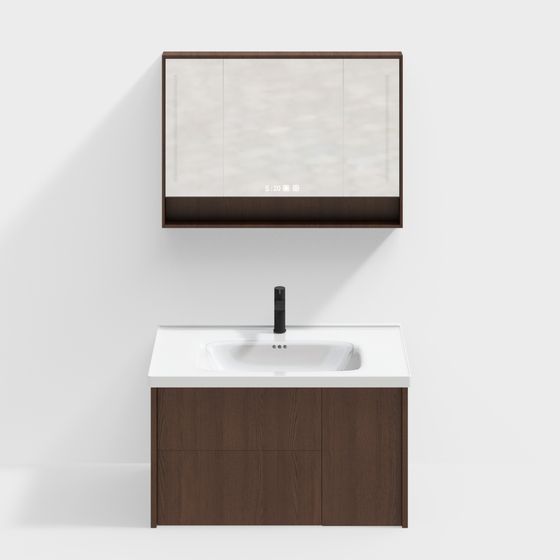 Wabi-Sabi Vintage Badezimmer-Schrank