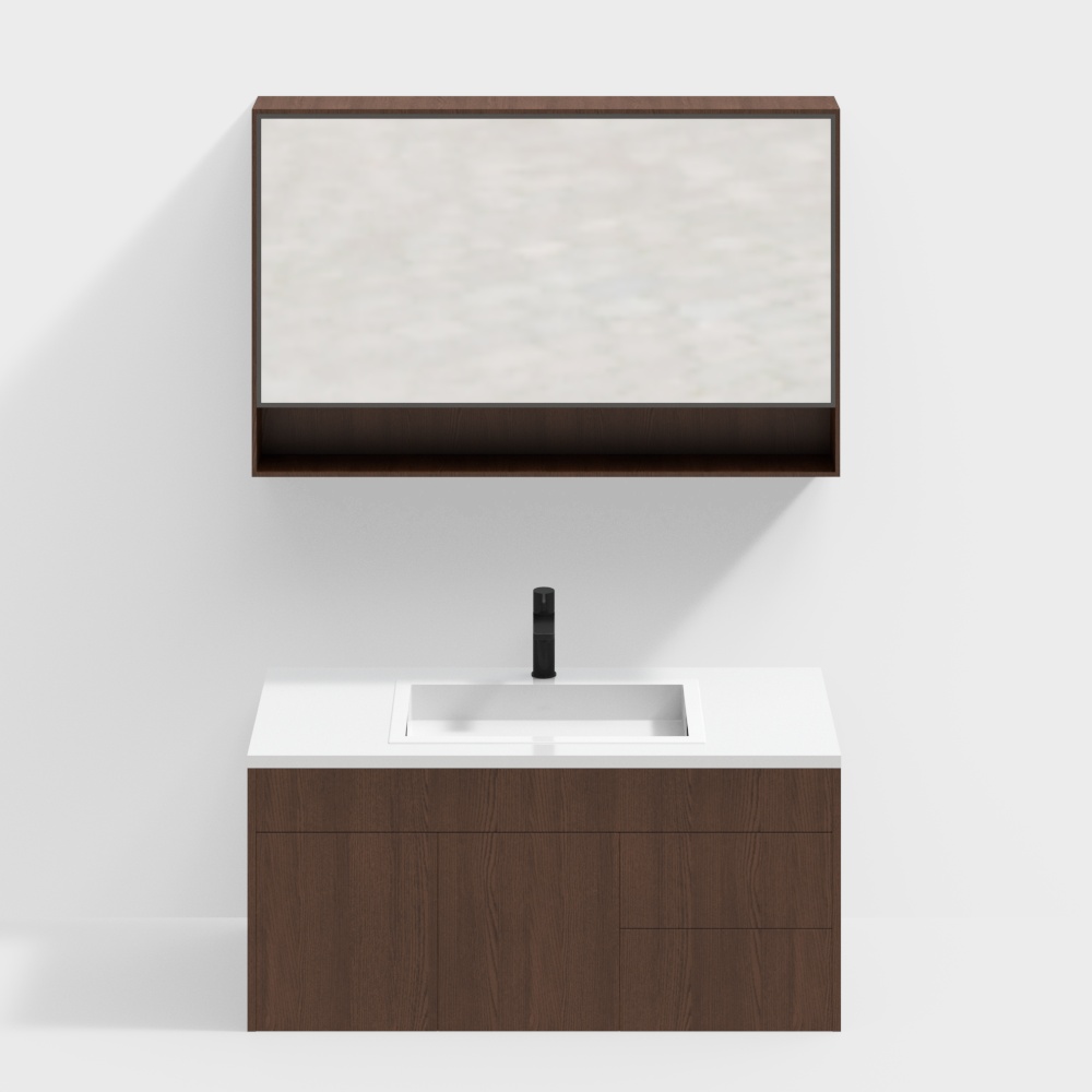 Wabi-Sabi Vintage Bathroom Vanity