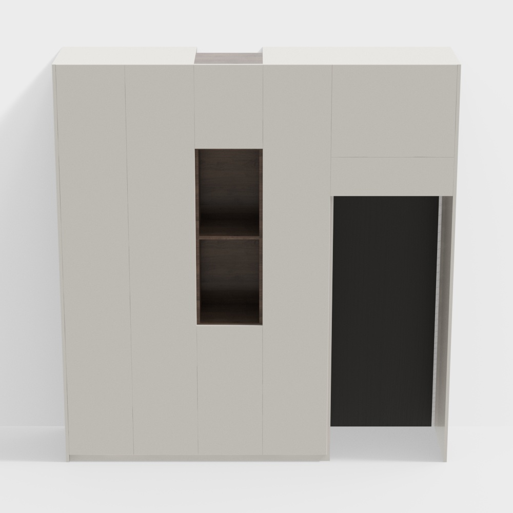 모던 발코니 세탁 캐비닛