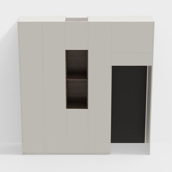 모던 발코니 세탁 캐비닛