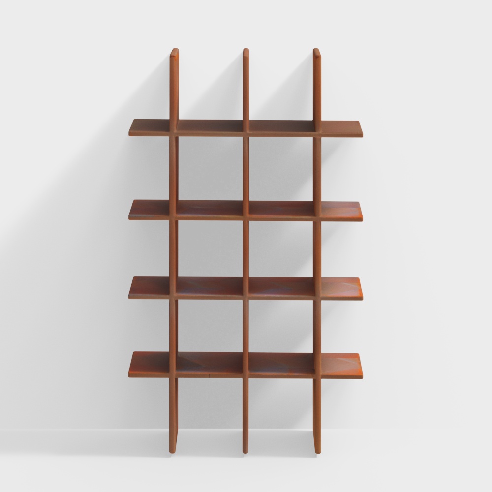 Lianna Engineered Wood Bookshelf in Matte Laminate