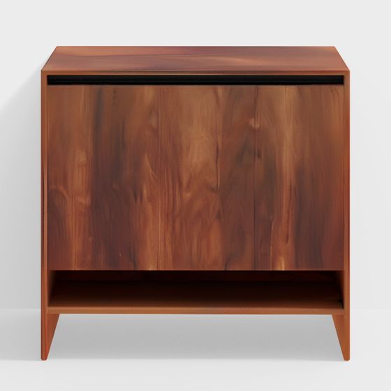 Stylish Urban Corner Cabinet 3D model