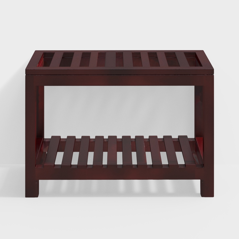 Banca de Madera Sólida Marco en Caoba