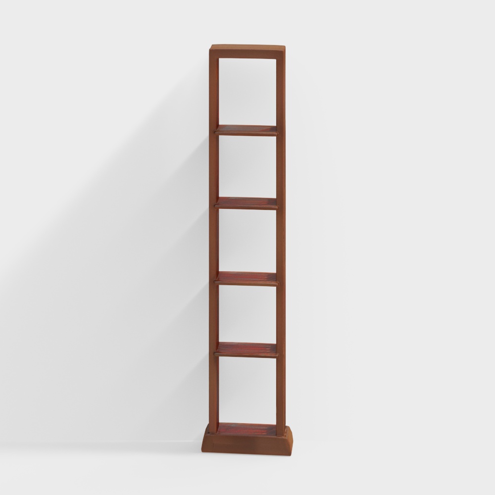 Babylon Solid Wood Bookshelf in Walnut