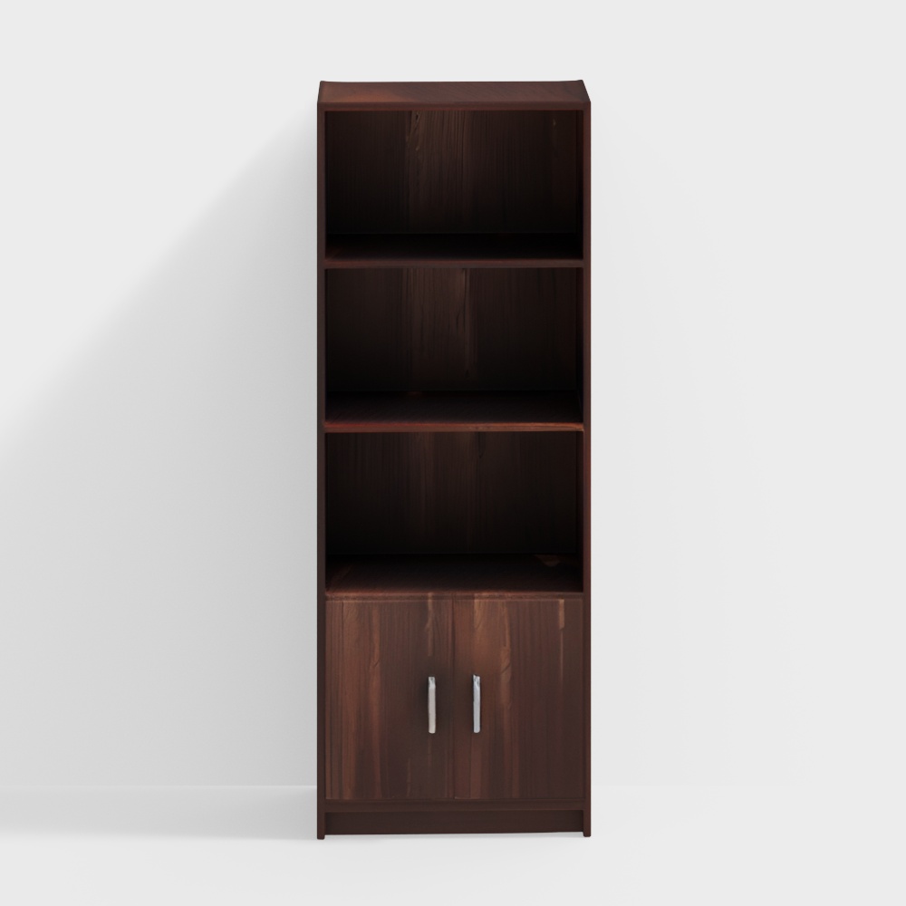 Seonn Engineered Wood Bookshelf in Wenge