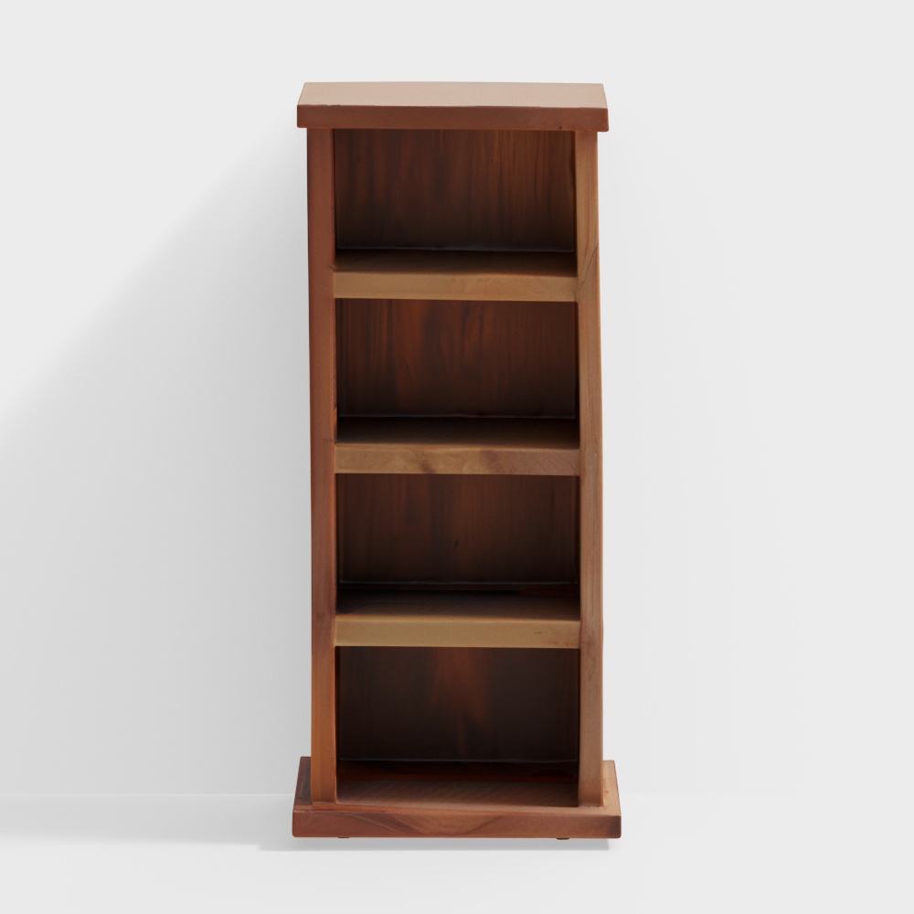 Cd Solid Wood Bookshelf in Melamine