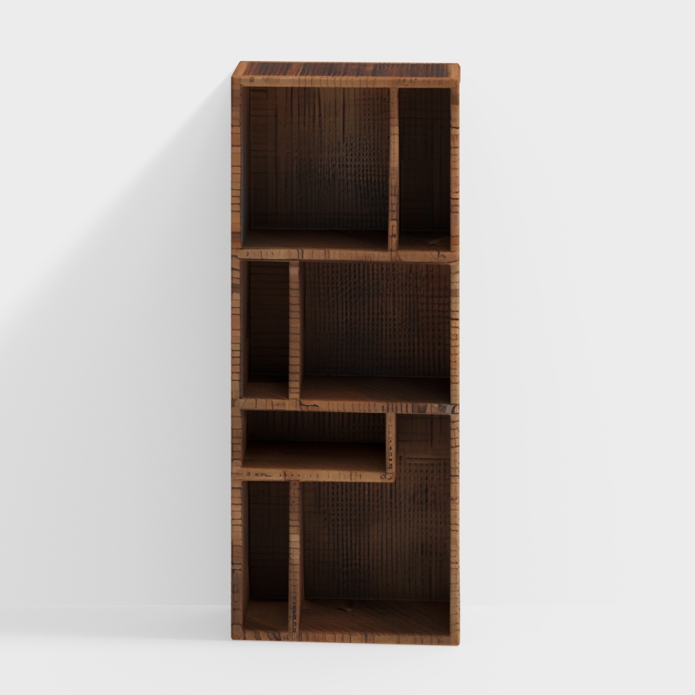 Palencia Engineered Wood Bookshelf in Matte Laminate